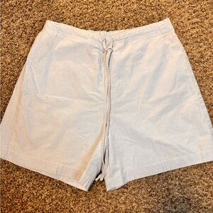 Cabin Creek Vintage women ski blue Flat Front Shorts size XL